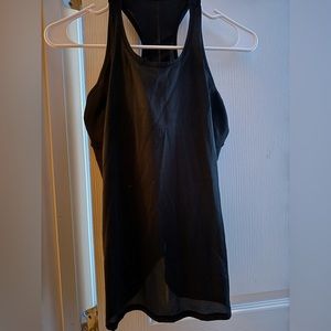 Lululemon black tank size 6